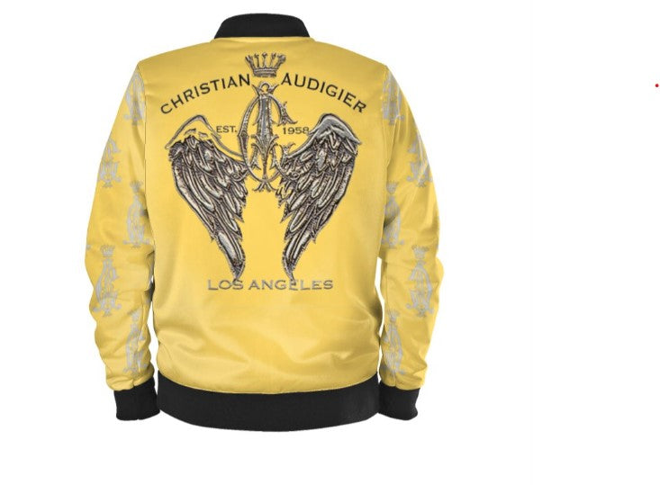 Bomber Royal yellow sun  Réversible