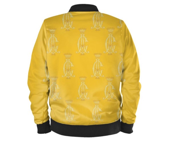 Bomber Royal yellow sun  Réversible